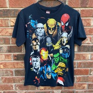 VTG Marvel Superhero Graphic Tee Shirt S